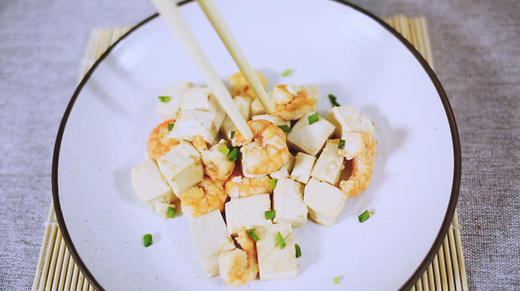 备孕食谱 | 女性备孕吃什么好，虾仁豆腐，补优质蛋白，卵子质量更佳 商品图0