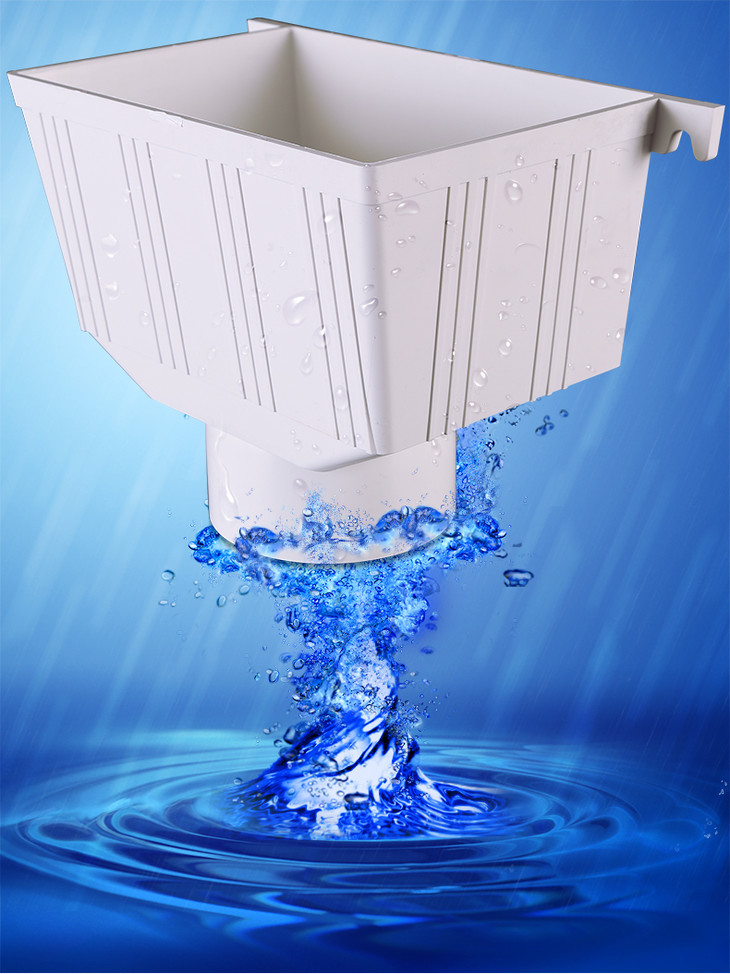 联塑 方型雨水斗 pvc-u排水