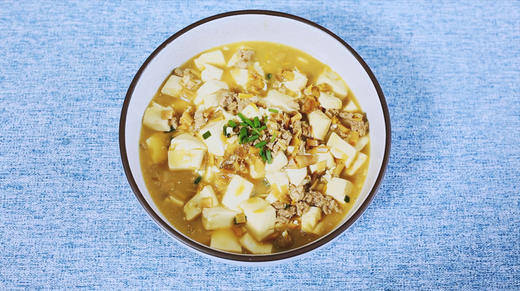 孕早期食谱 |  孕期胃口不佳吃什么好，肉末豆腐羹，简单好做还营养美味 商品图0