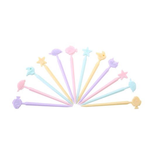 FaSoLa 水果叉水果签儿童吃水果的小叉子水果插可爱迷你便当签 商品图2