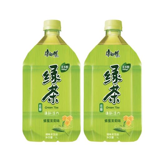 康师傅 绿茶（蜂蜜茉莉味）1L 商品图1