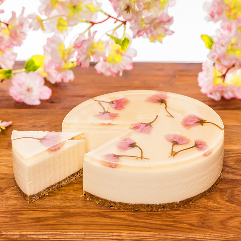 樱花冻酸奶芝士蛋糕 / 和风高颜值蛋糕 / 多尺寸可选