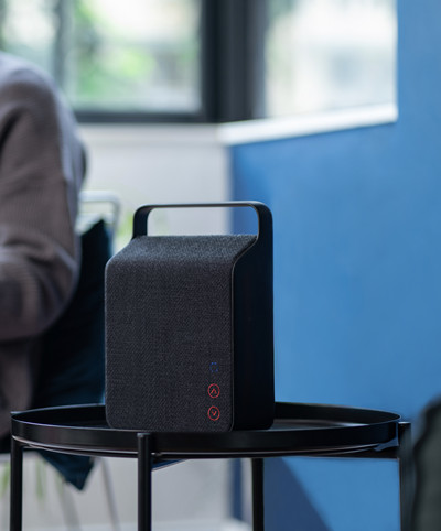 威发(vifa)奥斯陆 石板黑 无线蓝牙音箱 音响 家用音箱 便携户外音箱