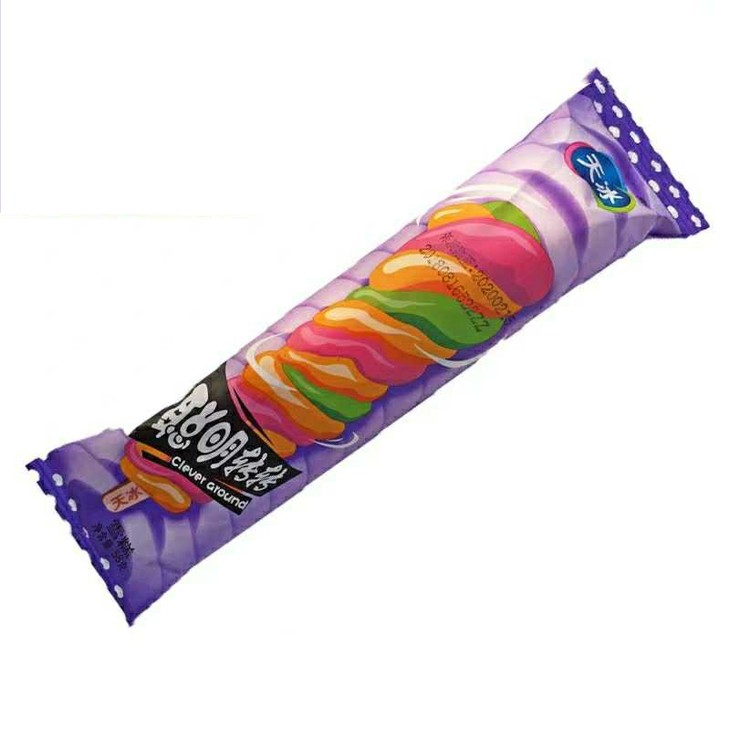 【6支】【小时侯的味道】天冰聪明转转 彩色牛奶雪糕 规格65克/支