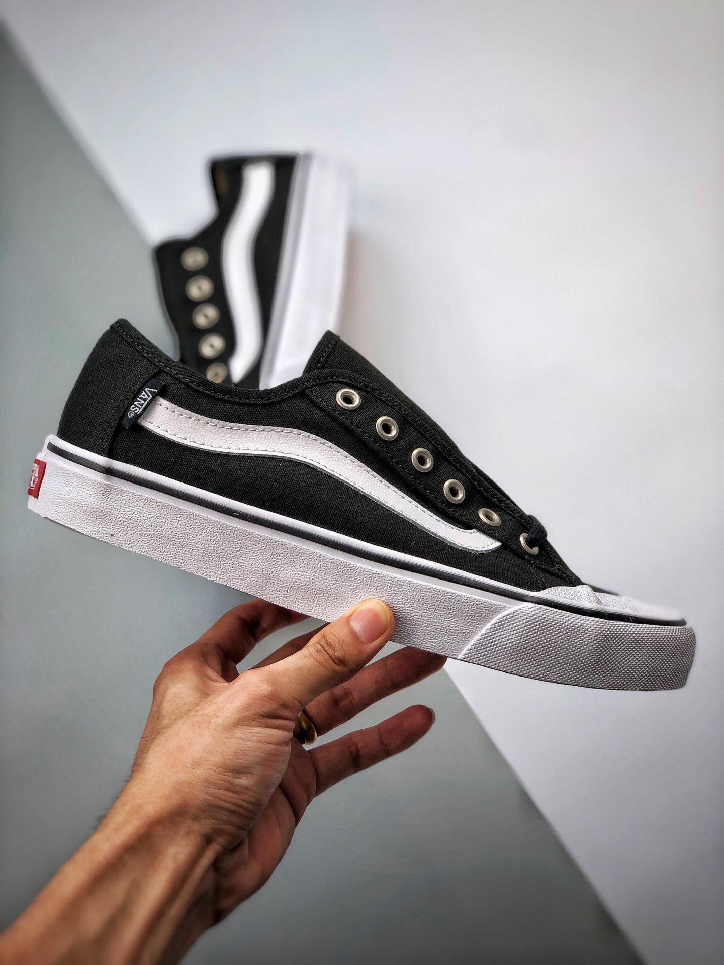 男女鞋 万斯vans style 36 decon sf 黑白配色杀人鲸板鞋 style 36