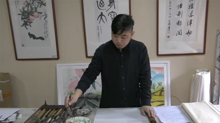 无声的课堂-中国画梅花的画法