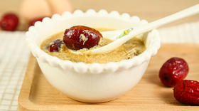 红枣姜鸡蛋羹（风寒咳嗽、体虚咳嗽适用）