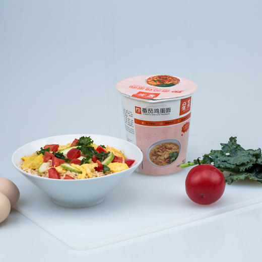 星菜冻干面6杯装香辣牛肉面番茄鸡蛋面组合装非油炸网红速食方便泡面