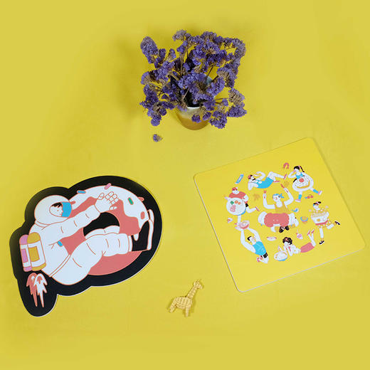 吃喝玩乐系列 轻薄防水鼠标垫 商品图0