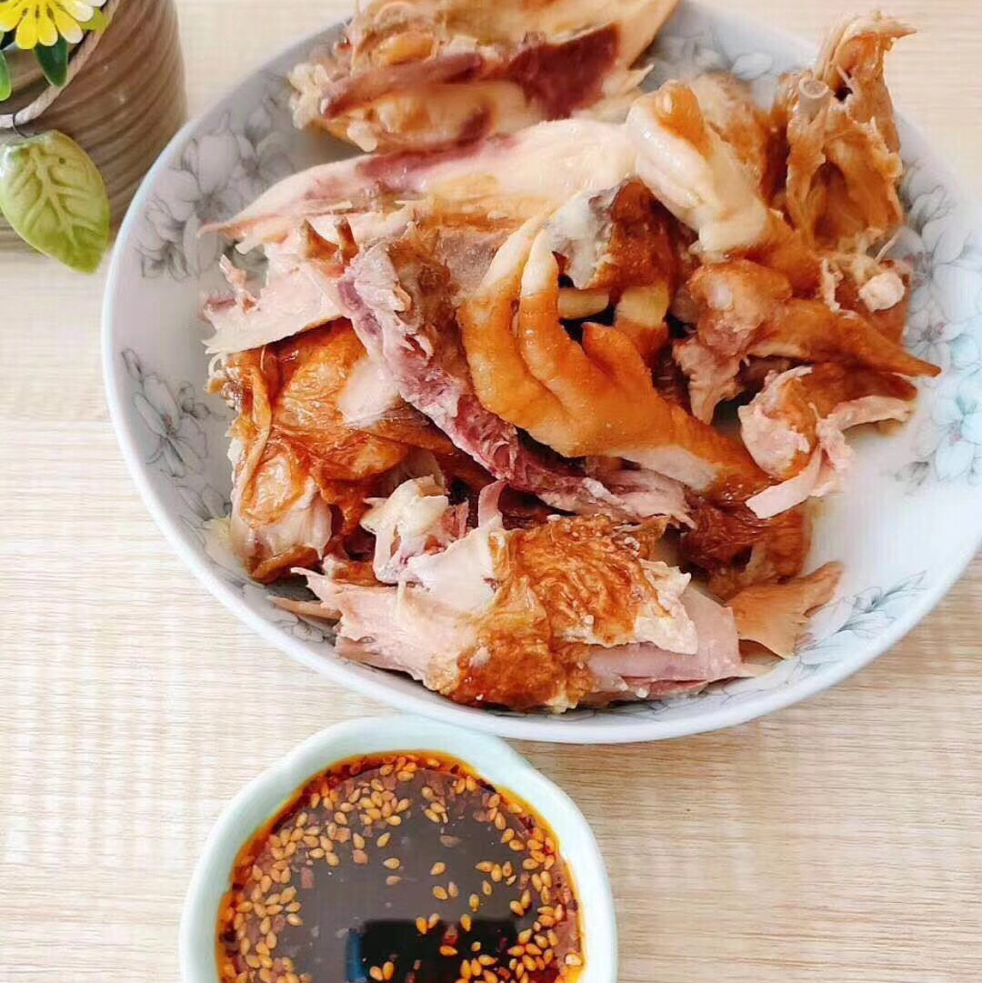 方老泰德州麻油鸡一袋500克,自有蘸料超好吃 喜欢