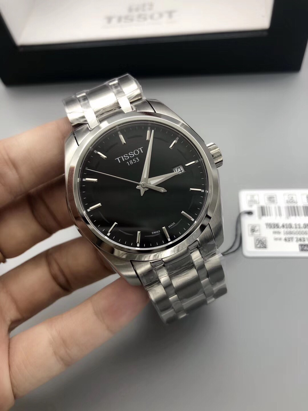 原单品质 tissot 天梭型号:t035库图系列机芯:瑞士石英机芯镜面:蓝