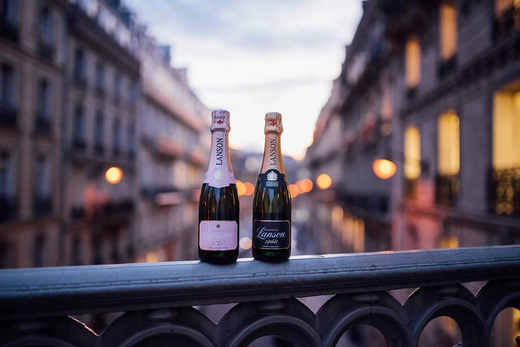 闺蜜分享装 · lanson rose label brut 兰颂桃红香槟 200ml3支套装