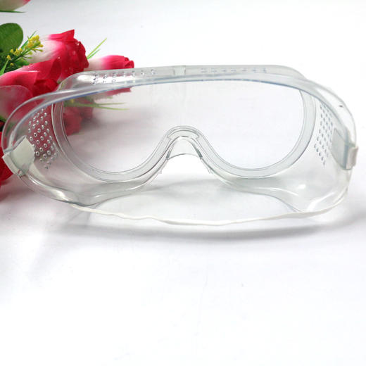 【日式风镜】安全多孔大风镜 透明护目镜 防冲击透明防护眼镜劳保眼镜 商品图3