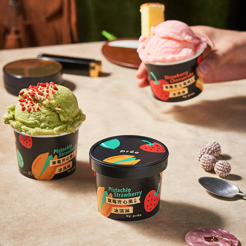 pree|鲜果时光四口味10杯装冰淇淋组合