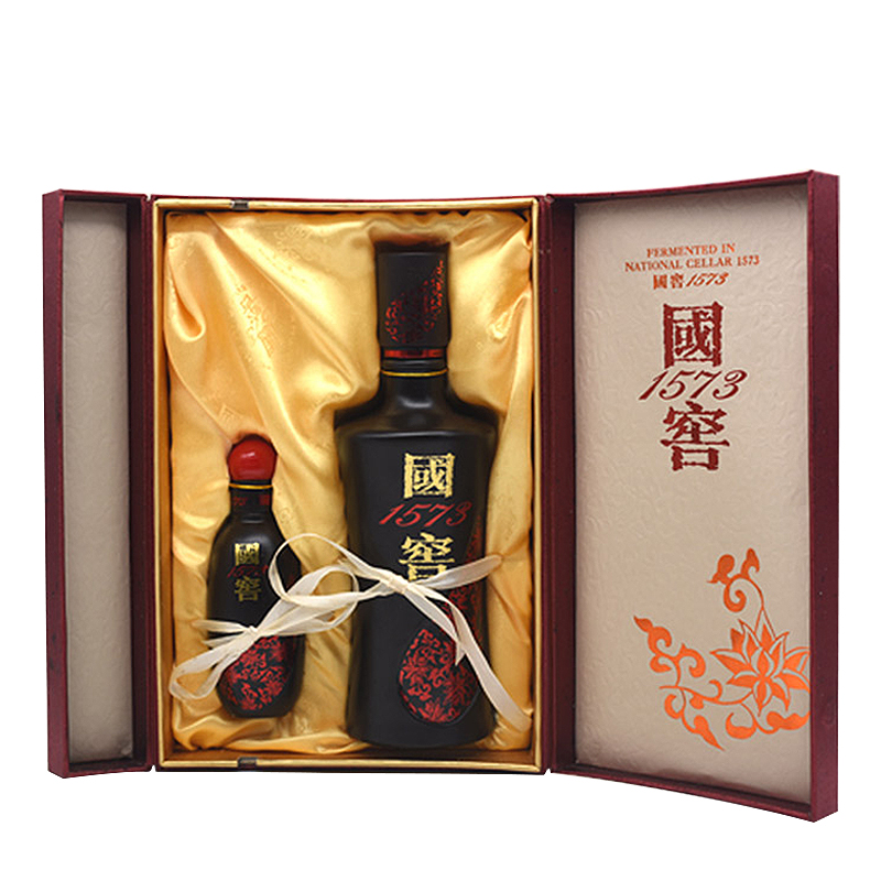 会员日7折52度国窖1573君雅礼盒500ml100ml泸州老窖官方旗舰店