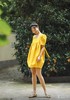 AtelierMissLu / Olivia-流心黄方领蓬蓬袖连身裙 商品缩略图4