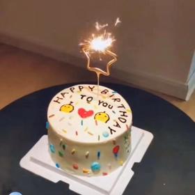 网上很火的仙女棒蜡烛，单拍不发货，随蛋糕一起配送~