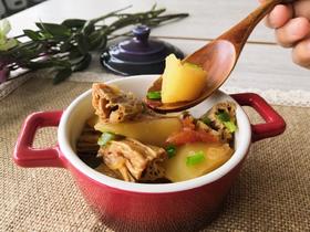 懒人版腐竹煲土豆做法