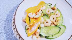 孕中期食谱 | 孕妇补钙吃什么好？试试黄瓜腰果虾仁，口感丰富，挑逗你的味蕾