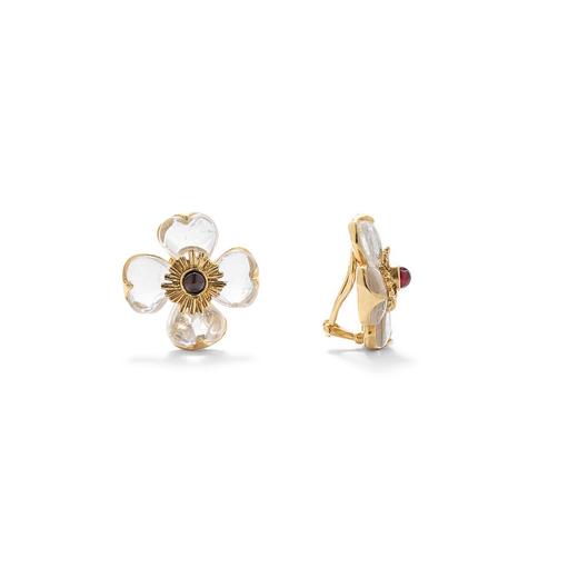 北京仓｜Goossens Paris-Trefle-天然水晶 耳夹（无需耳洞）［法国设计师］ 商品图4