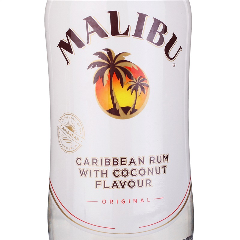 【送子弹杯冰块】马利宝加勒比椰子朗姆酒(malibu) 西班牙 加勒比椰子