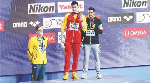 霍顿落败后，拒绝与孙杨合影：输不起的孩子，会成为全世界的笑话 商品图0