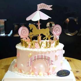 旋转木马（下单备注颜色哦）（百分百进口动物奶油）