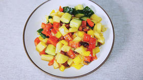 孕晚期食谱 |  孕妇便秘吃什么好？试试宫保素三丁，素食妈妈都爱吃