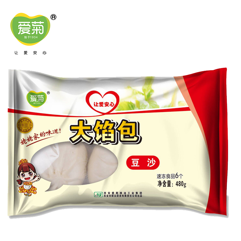 豆沙包80g*6