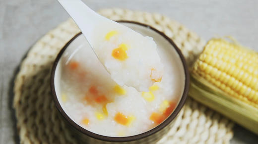 孕晚期食谱 | 孕妇吃什么有利于胎儿视力发育？试试胡萝卜玉米粥，早餐好选择 商品图0