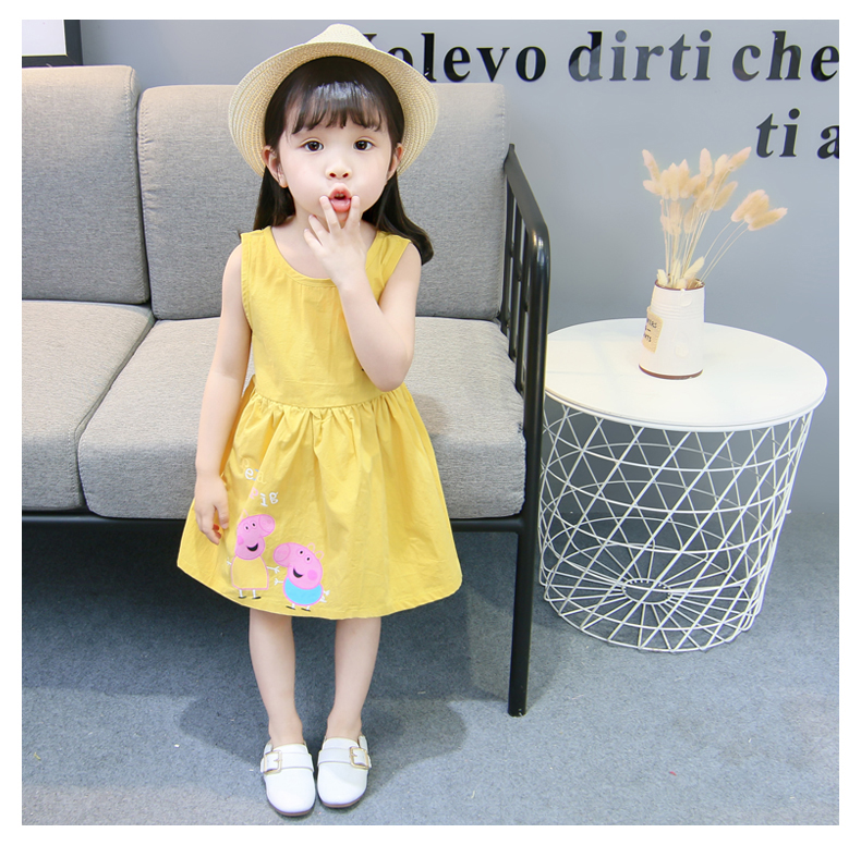 LW69儿童经典背心连衣裙，每个小姑娘都有一条