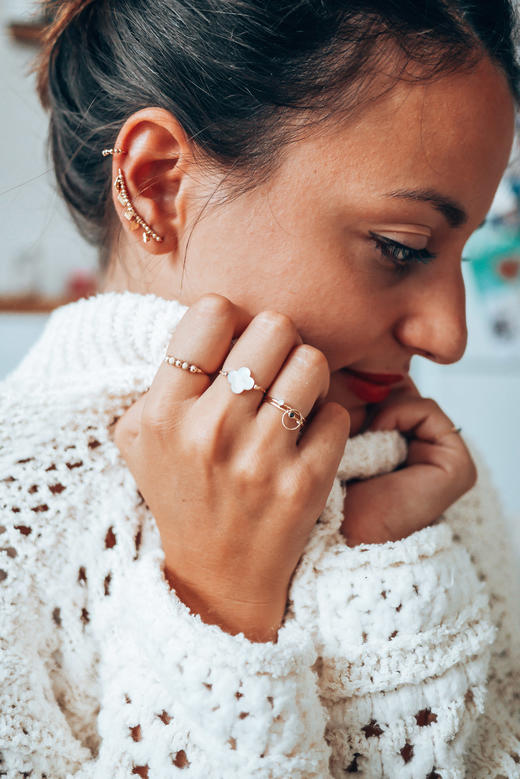 北京仓｜YAY-Black Swan-Circle 戒指［法国设计师］ 商品图0