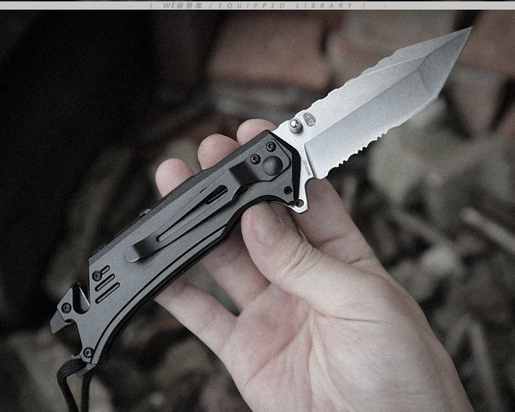 【we装备库】汉道突击者折叠刀户外刀具军刀战术军工特战刀防身