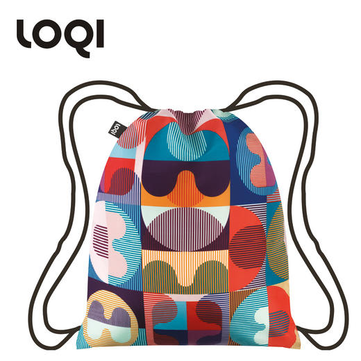 LOQI双肩束口包 星空 条纹 商品图2