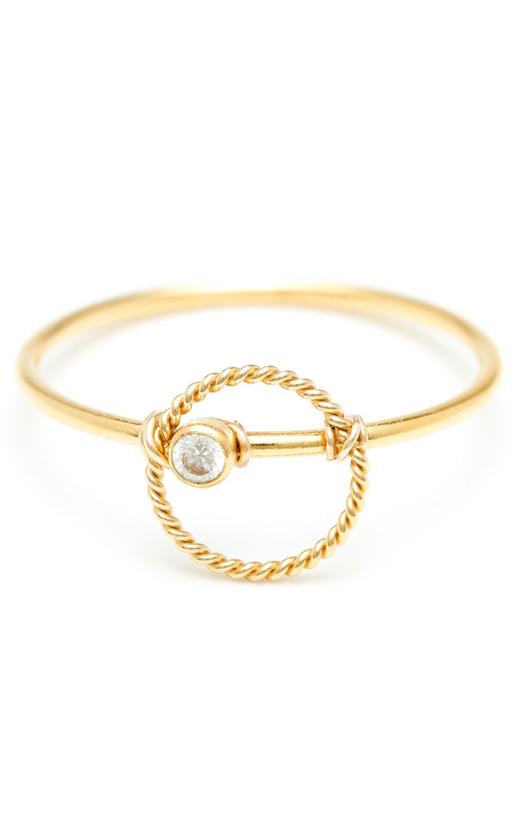 北京仓｜YAY-White Swan-Circle 戒指［法国设计师］ 商品图1