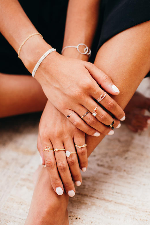 北京仓｜YAY-White Swan-Circle 戒指［法国设计师］ 商品图3