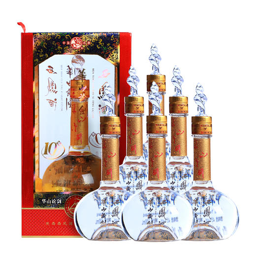 西凤酒 华山论剑10年 45度500ml凤香型白酒礼盒装