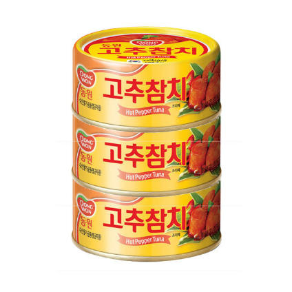 【捆绑】东远 金枪鱼辣椒味150g*3 【묶음】동원 고추참치150g*3
 商品图0