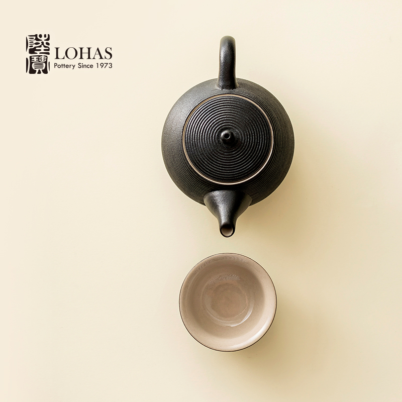 【lohas陆宝 禅风黑尊爵茶礼】茶具礼盒套装 茶礼陶瓷茶具送礼自用
