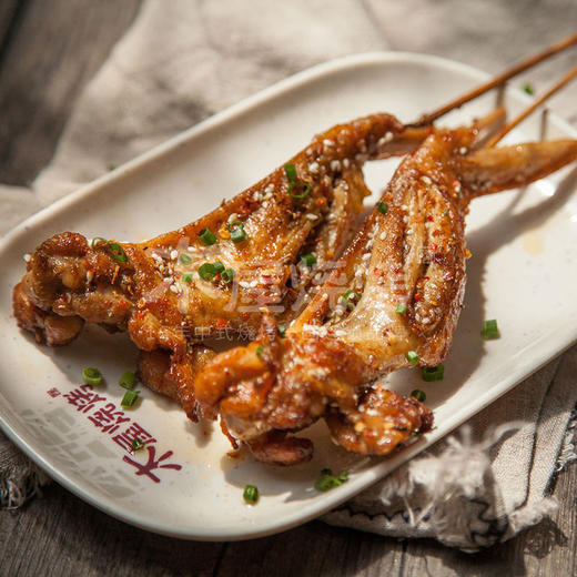 鸡全翅串 5串 烧烤食材半成品