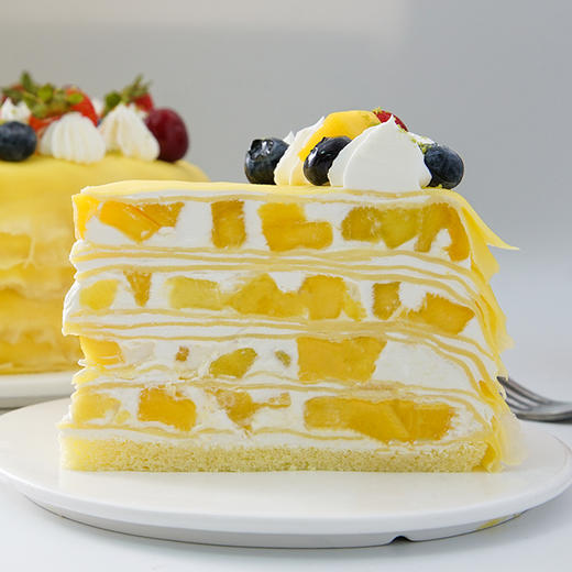 榴芒双拼千层蛋糕1磅148元2磅188元3磅228元4磅268元