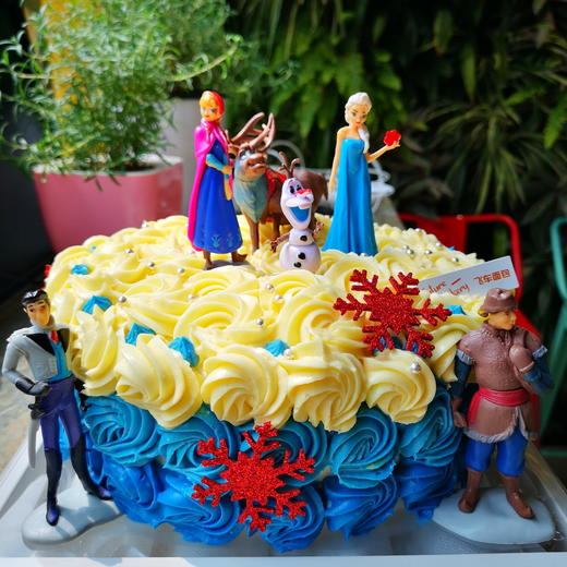 冰雪奇缘芝士奶油蛋糕 商品图0