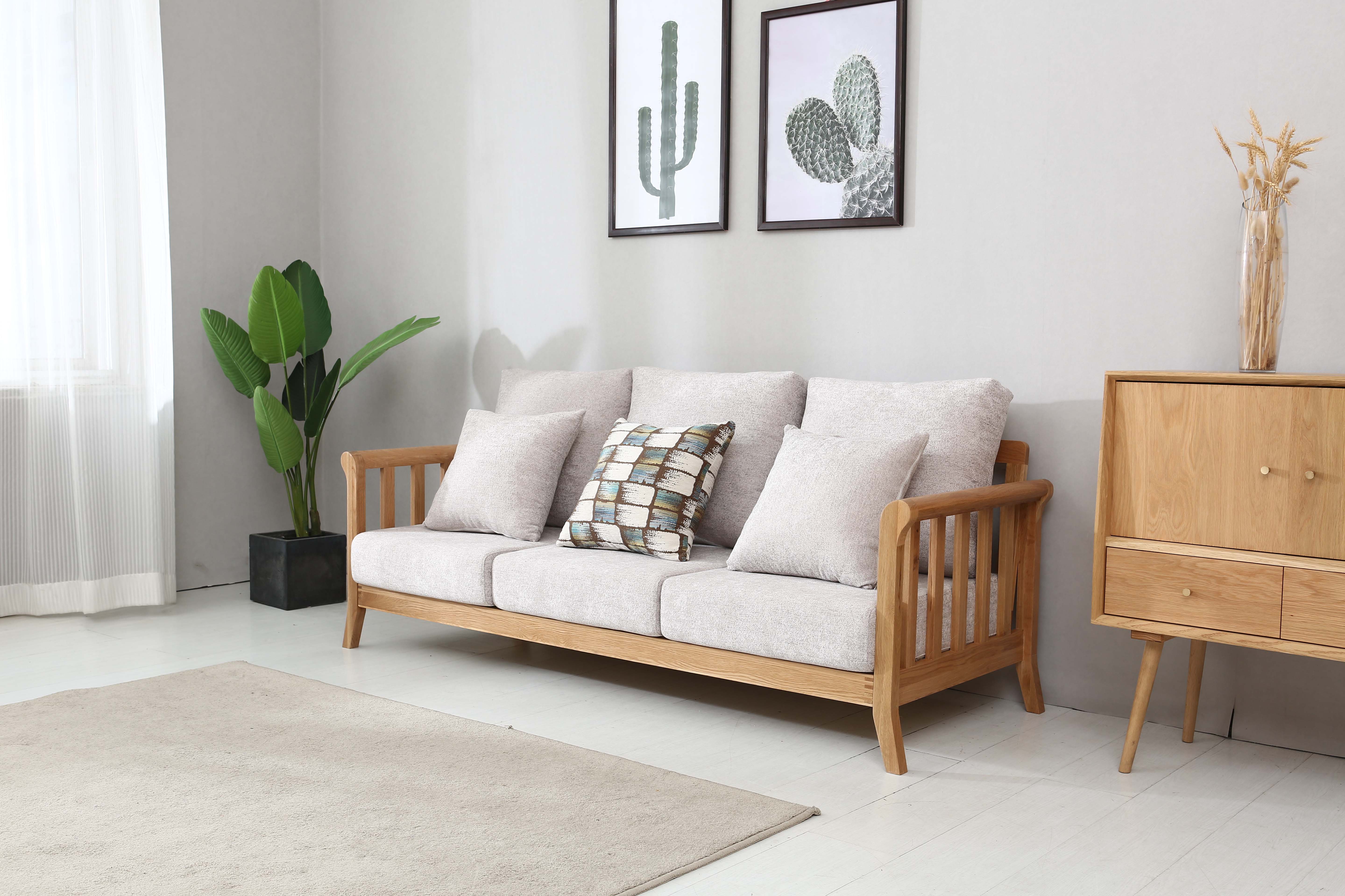 北美白橡木 博美沙发