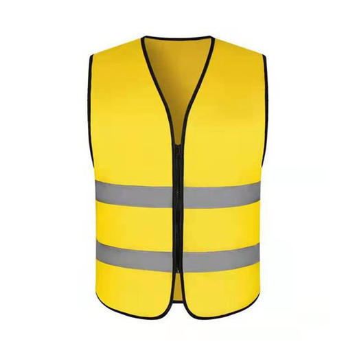 【新款PRO-008反光衣】平角拉链式反光衣独立包装带码标8色可选 现货 商品图4