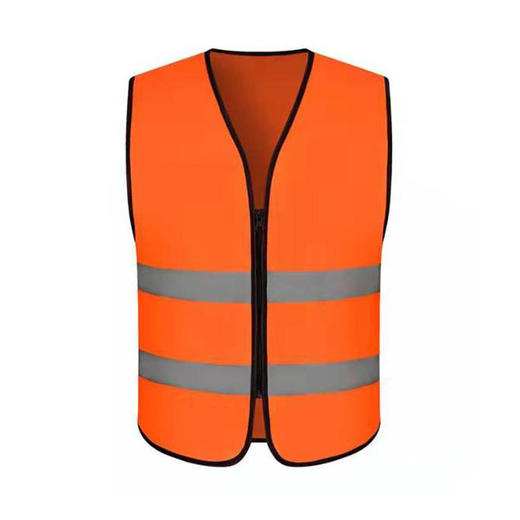 【新款PRO-008反光衣】平角拉链式反光衣独立包装带码标8色可选 现货 商品图1