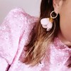 北京仓｜ELISE TSIKIS-DULCITA-Pink 耳环［法国设计师］ 商品缩略图0