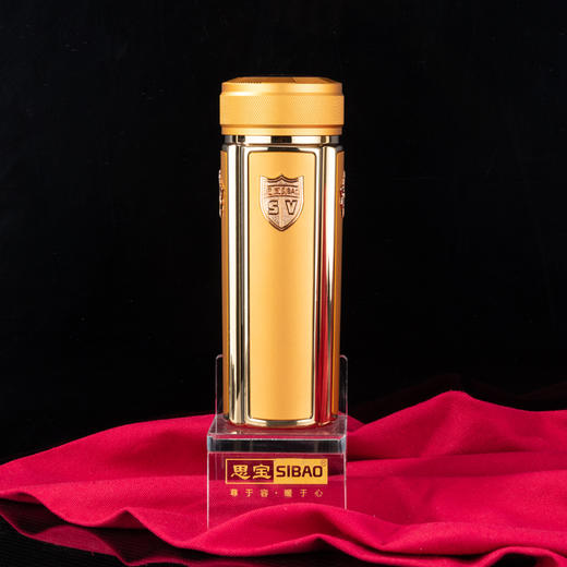 思宝荣光之尊真空保温杯350ml/450ml高档礼盒装商务泡茶水杯 商品图2