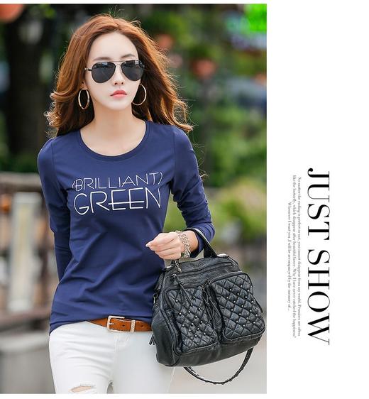 LW103早秋修身长袖T 打底衫，短袖也教！基本款必备款 商品图0