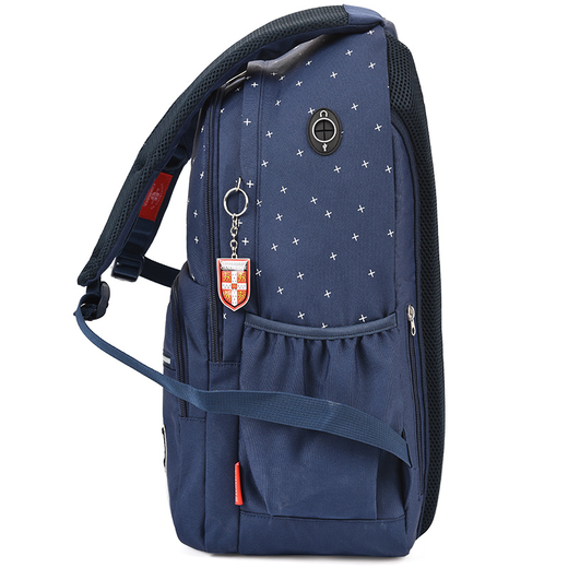 英国剑桥大学小学生书包中学生减负书包男女童休闲波点双肩背包1-3-6