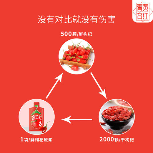 沃福百瑞青黄育红鲜枸杞250g/袋 商品图3
